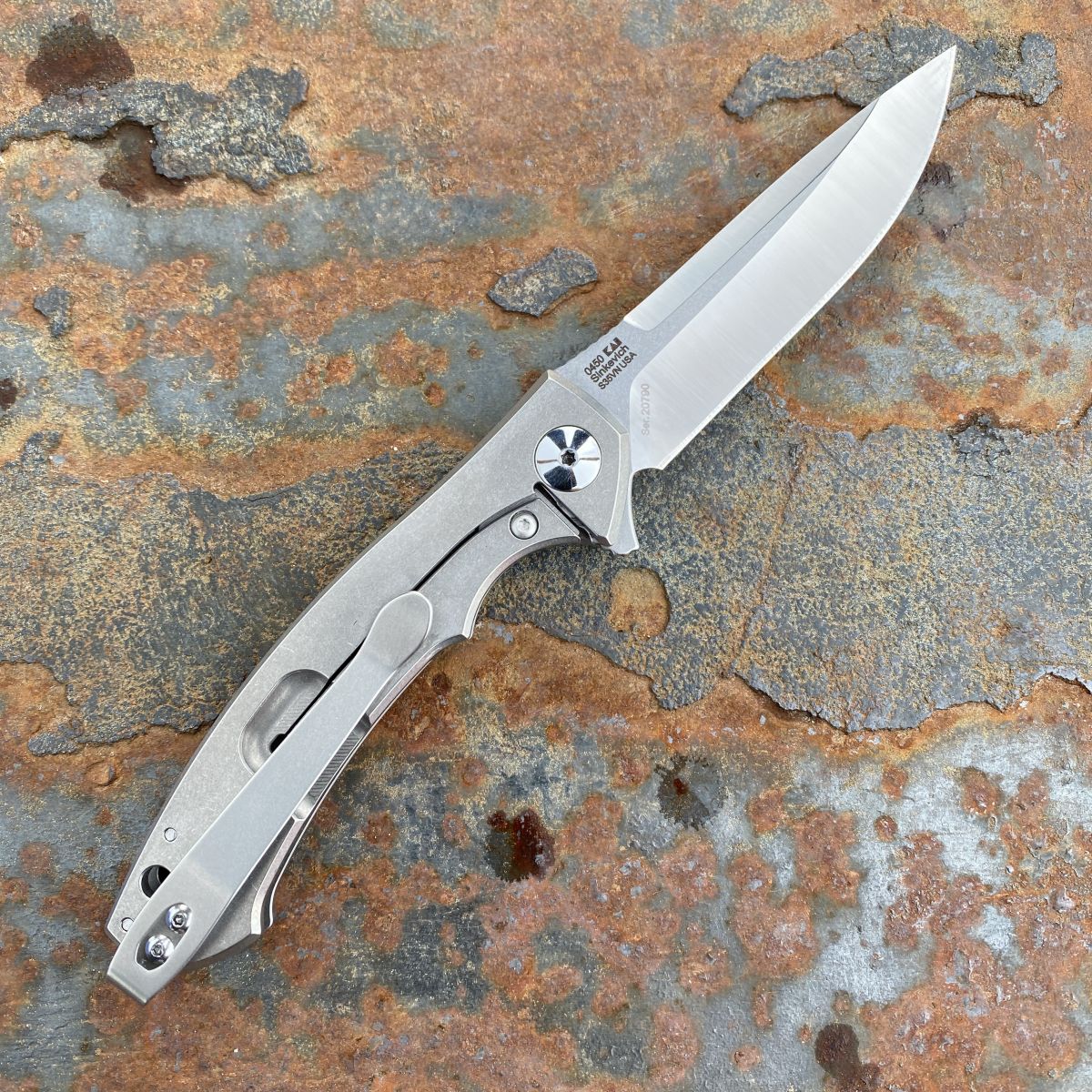 Titanium Deep Carry Zero Tolerance Model 3 Pocket Knife Clip