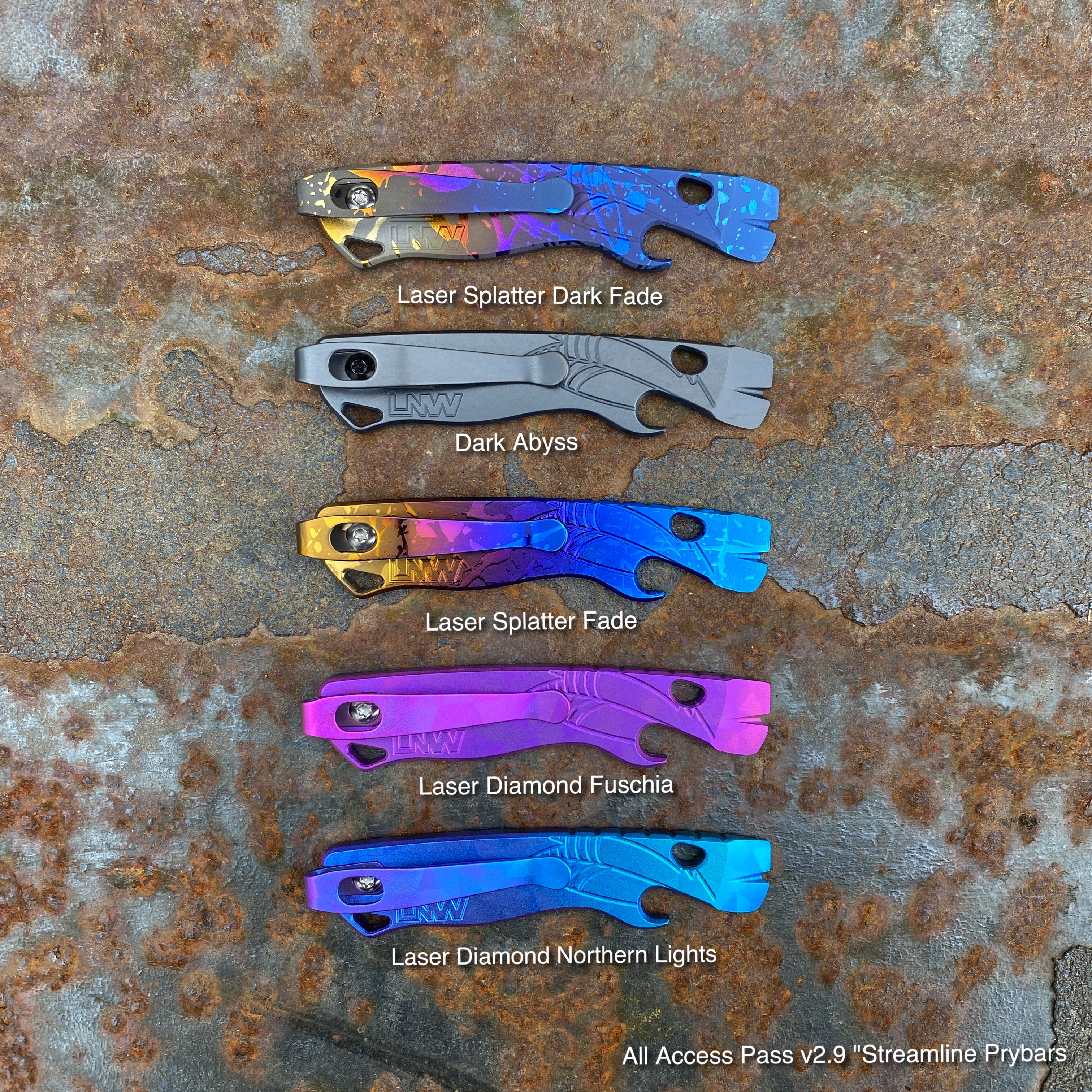 EDC Prybar Streamline Version | All Access Pass v2.9 Model