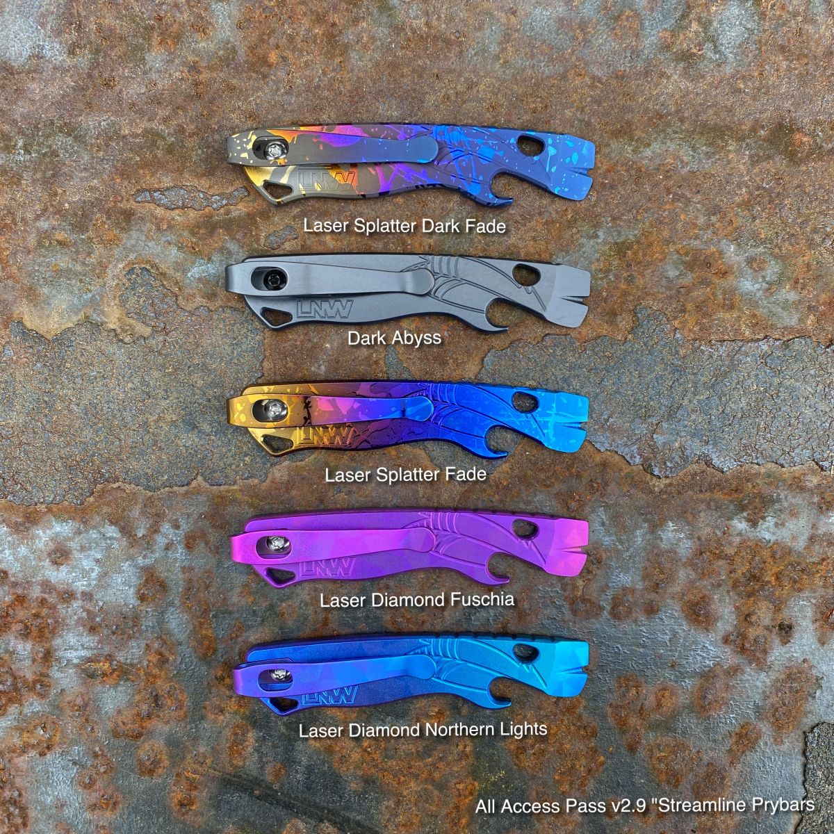 EDC Prybar Streamline Version | All Access Pass v2.9 Model