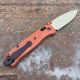 Benchmade Bugout Rust Orange Polymer Scales 3.2" Desert Verde S30V Blade Folding Knife