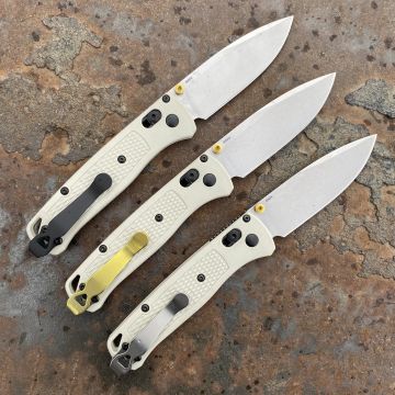 Benchmade Bugout Tan Grivory Scales 3.2" CPM S30V Blade Folding Knife