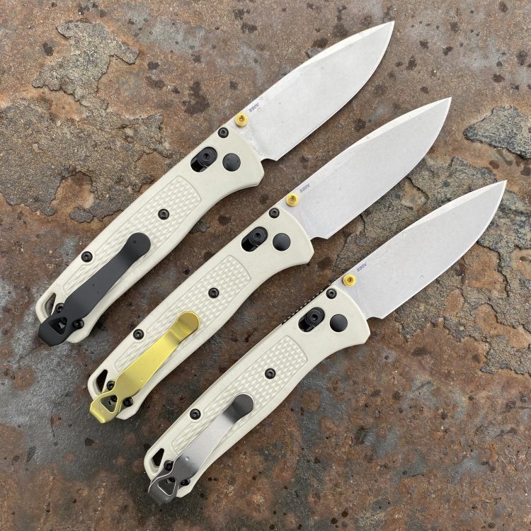 Benchmade Bugout Tan Grivory Scales 3.2" CPM S30V Blade Folding Knife