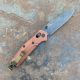 Benchmade Mini Osborne Burnt Copper Aluminum Scales 2.9" BW MagnaCut Blade Folding Knife