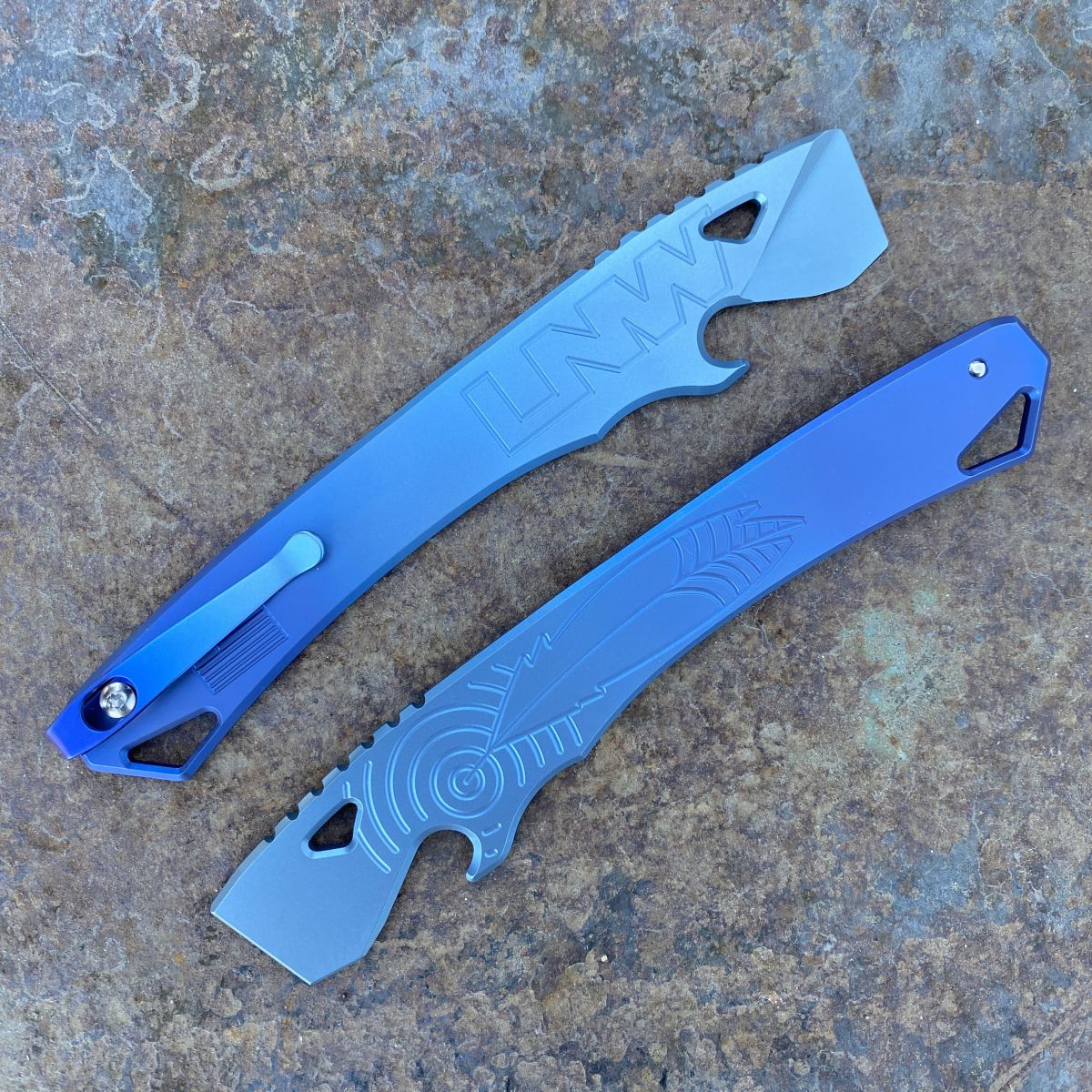 Best Case Scenario XL v1.0 Prybar Pocket Tool Feather Design