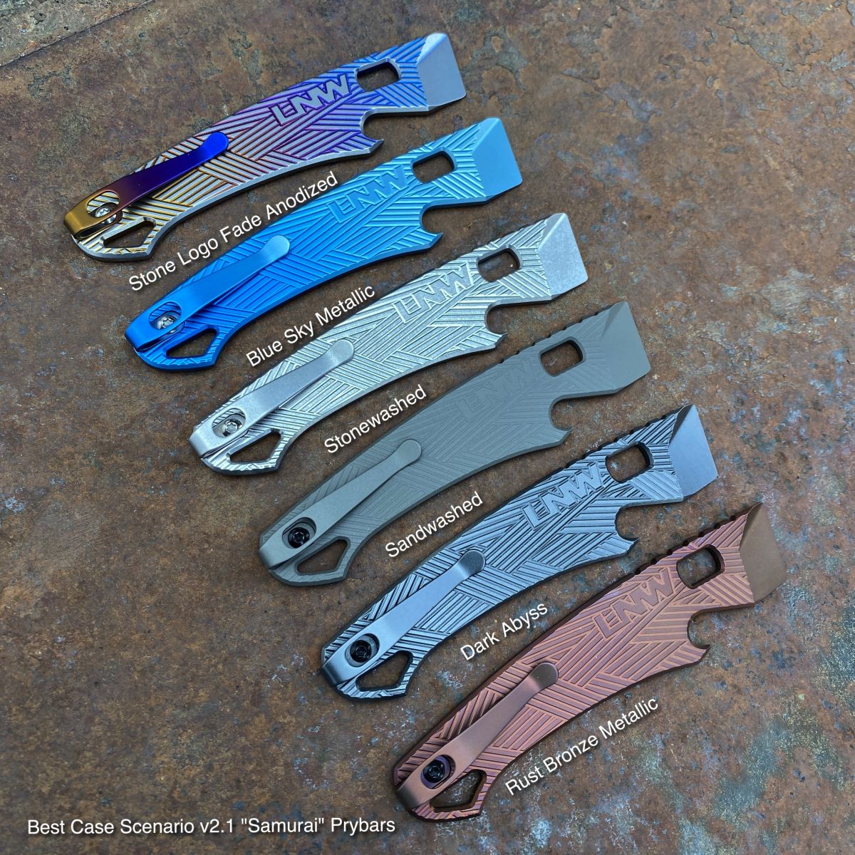 Best Case Scenario v2.1 Prybar Tool USA Made Samurai Pattern