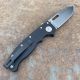 Demko AD20.5 Black G10 Scales Stonewashed 20CV Clip Point Blade Folding Knife