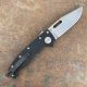 Demko AD20.5 Black G10 Scales Stonewashed 20CV Clip Point Blade Folding Knife