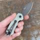 GiantMouse ACE RIV Jade G10 Magnacut PVD Blade Folding Knife
