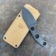 GiantMouse GMF1-P Dark Stonewashed PVD Bohler N690 Fixed Blade