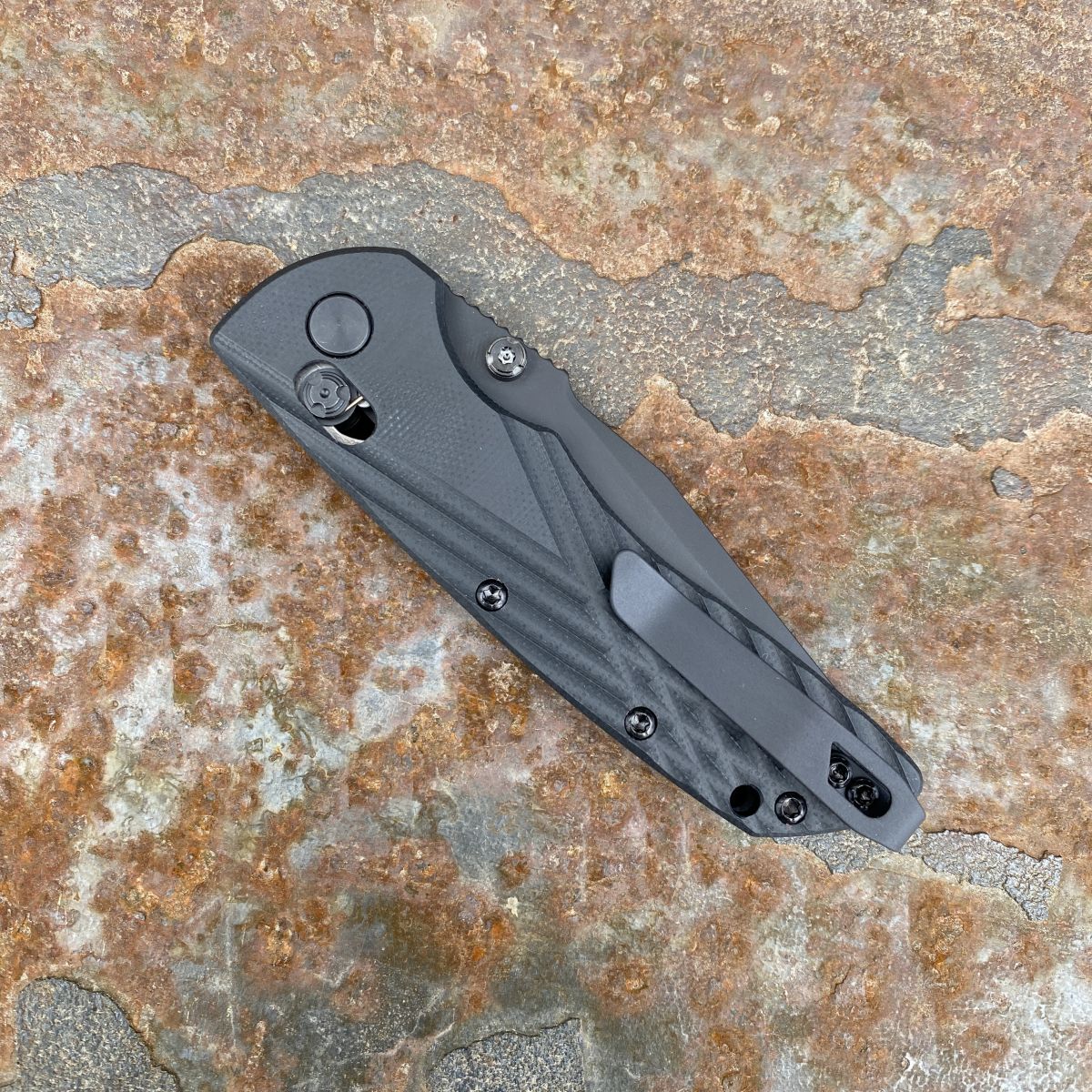 Hogue Deka Black G10 Black Clip Point 20CV Blade (24276) Deep