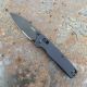Kershaw Bel-Air Dura-Lock Black Aluminum Part Serrated PVD Magnacut Blade Folding Knife