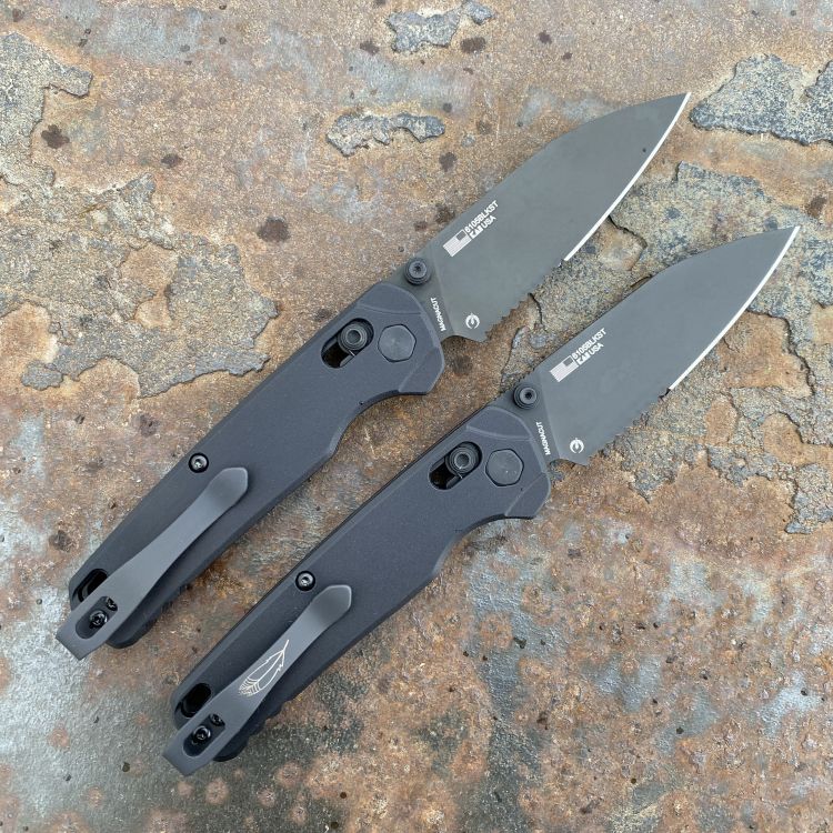 Kershaw Bel-Air Dura-Lock Black Aluminum Part Serrated PVD Magnacut Blade Folding Knife