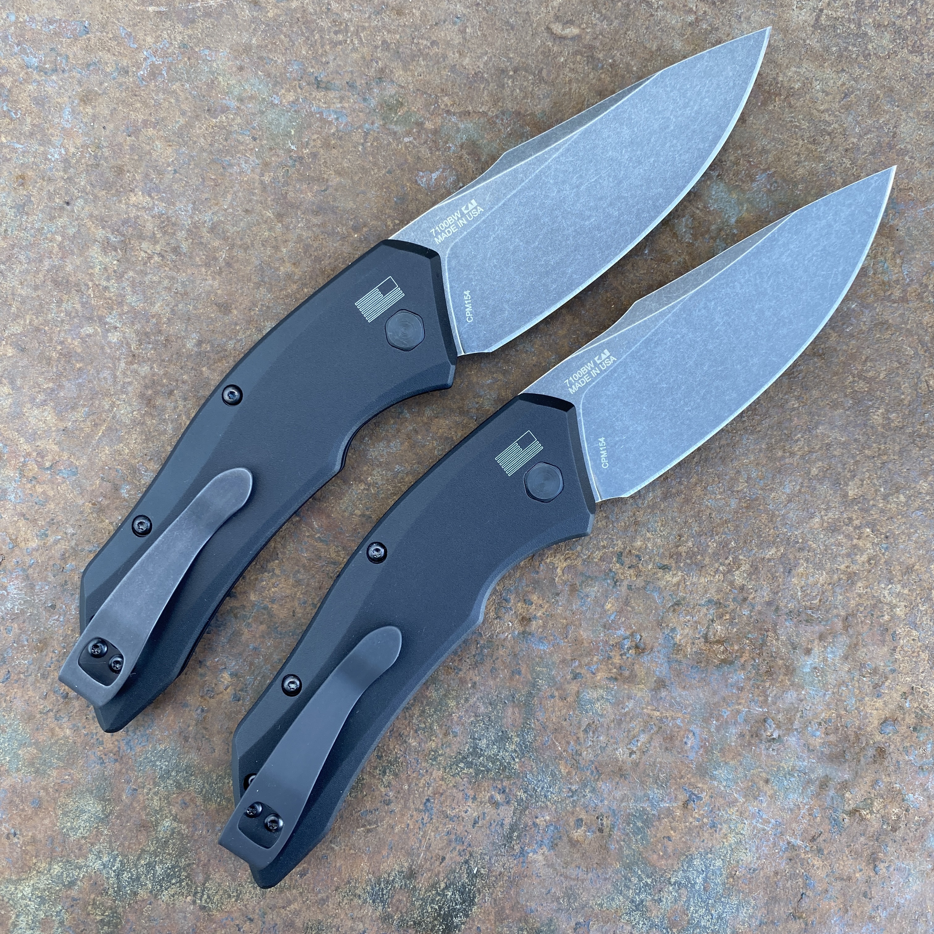 Kershaw Launch 1 Auto Black Aluminum Black CPM 154 Blade (7100BW