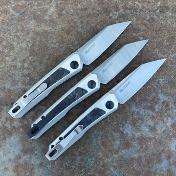 Kershaw Launch 20 Auto Raw Aluminum Satin Magnacut Blade Folding Knife