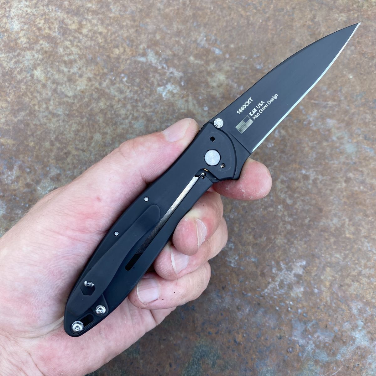 Kershaw Leek Assisted Frame Lock Black Stainless Steel Black