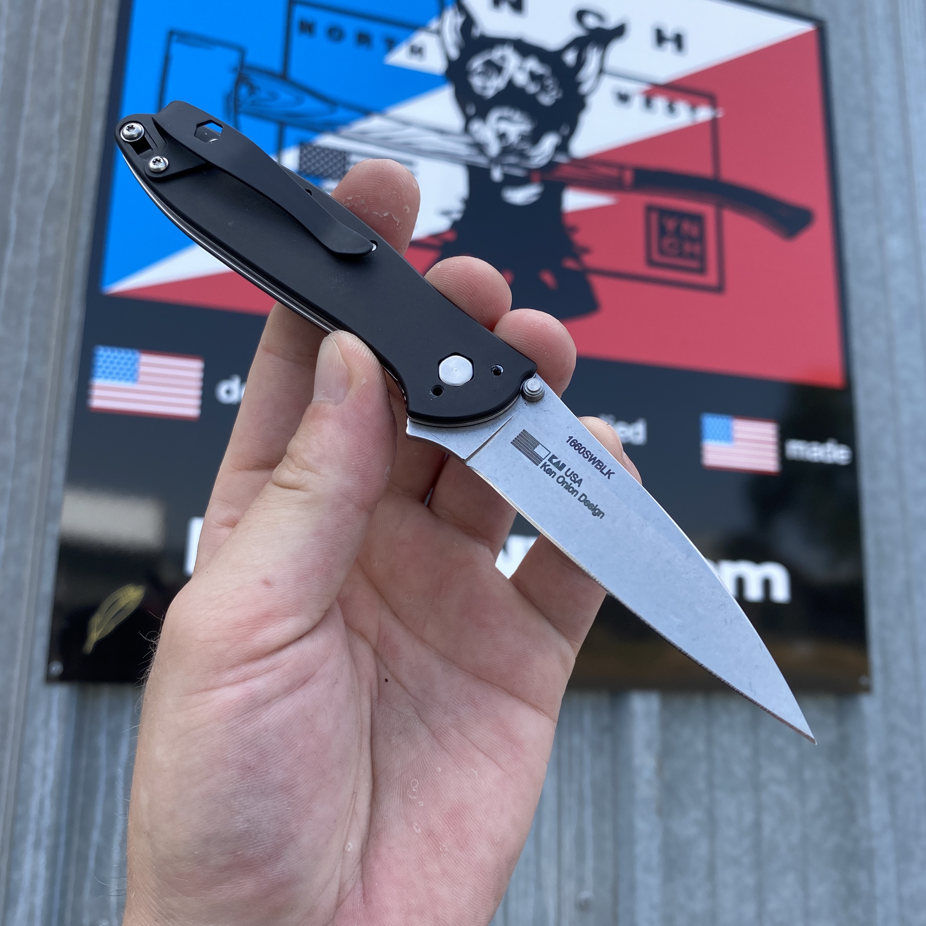 Kershaw Leek Assisted Liner Lock Black Aluminum Stonewashed