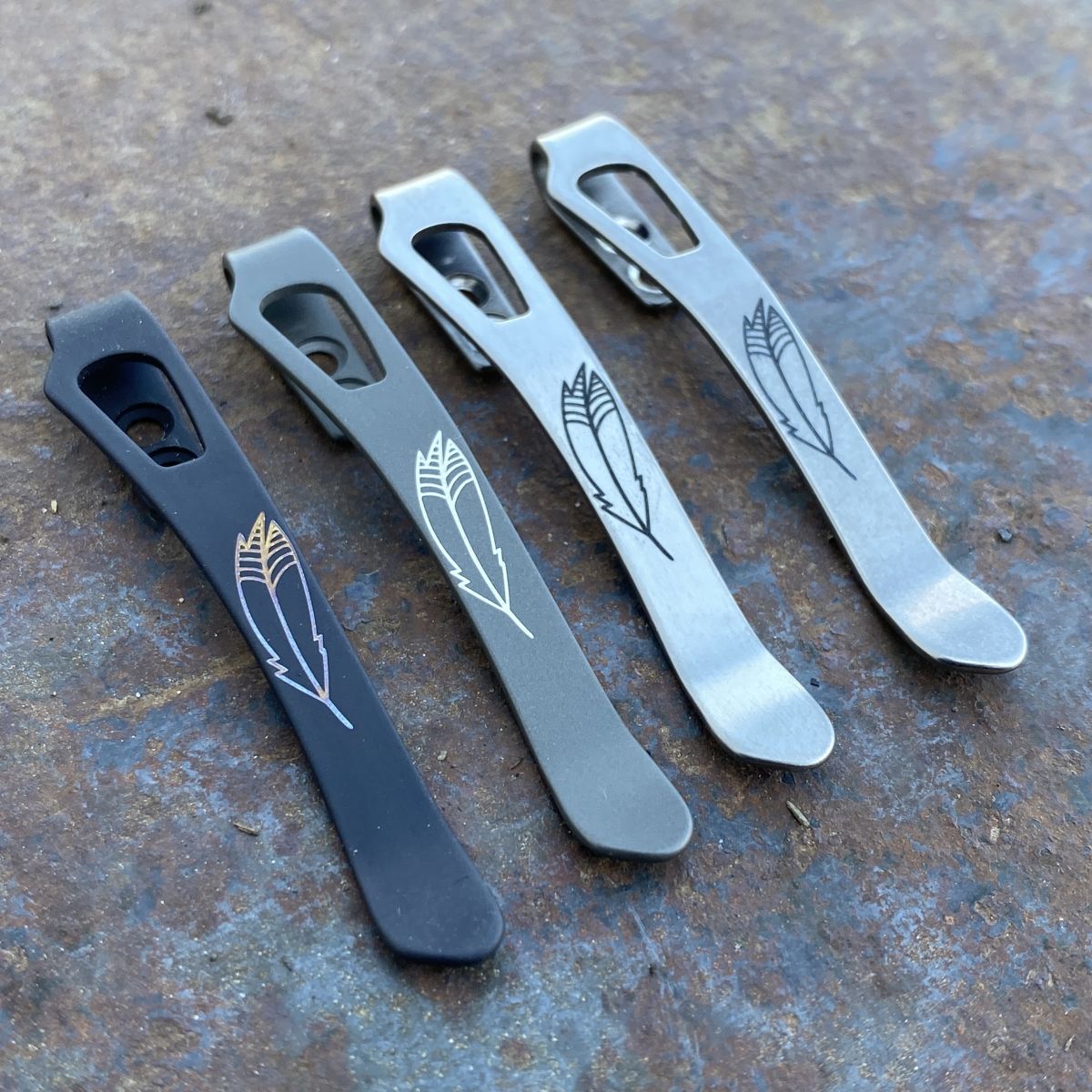 USA Made Titanium Deep Carry Replacement Knafs Lander Clip