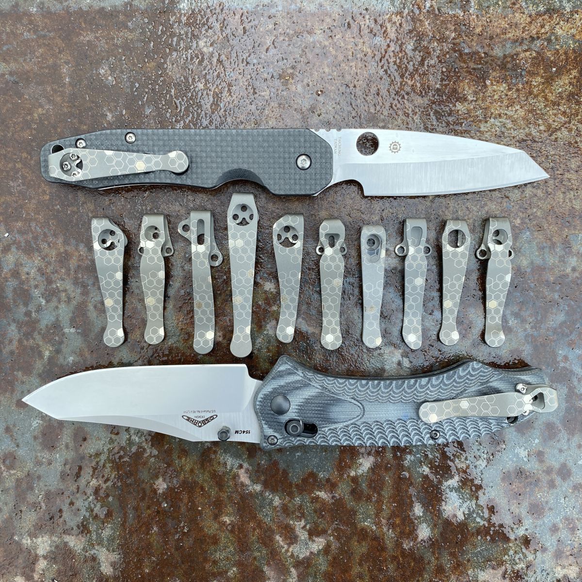 Mono Comb Deep Carry Titanium Pocket Clips