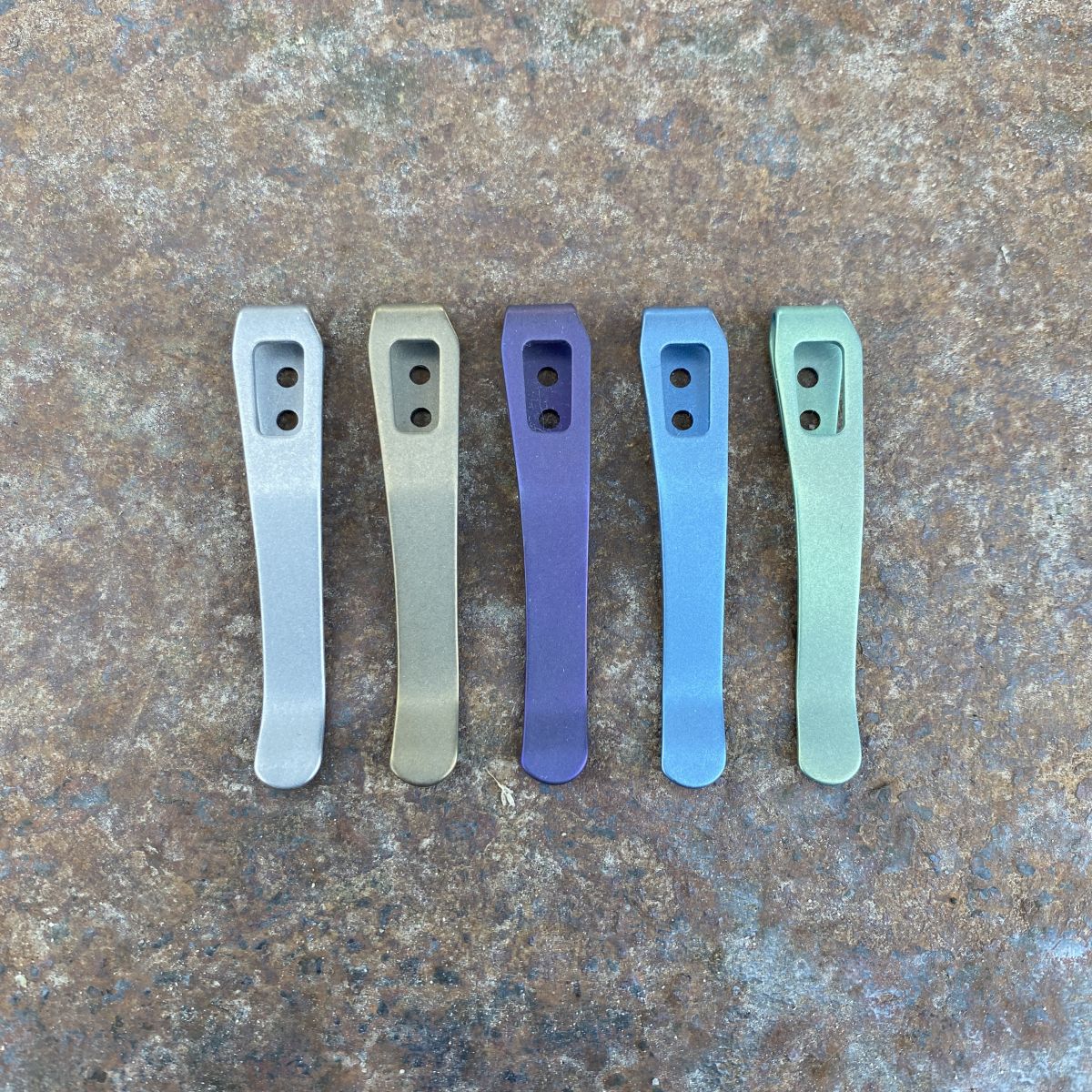 USA Made Titanium McNees Short Deep Carry Pocket Knife Clip