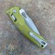 Microtech Amphibian Ram-Lok Fluted OD Green Aluminum Apocalyptic M390 Folding Knife