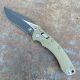 Microtech Amphibian Ram-Lok Fluted OD Green G10 Black M390 Folding Knife