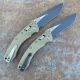 Microtech Amphibian Ram-Lok Fluted OD Green G10 Black M390 Folding Knife