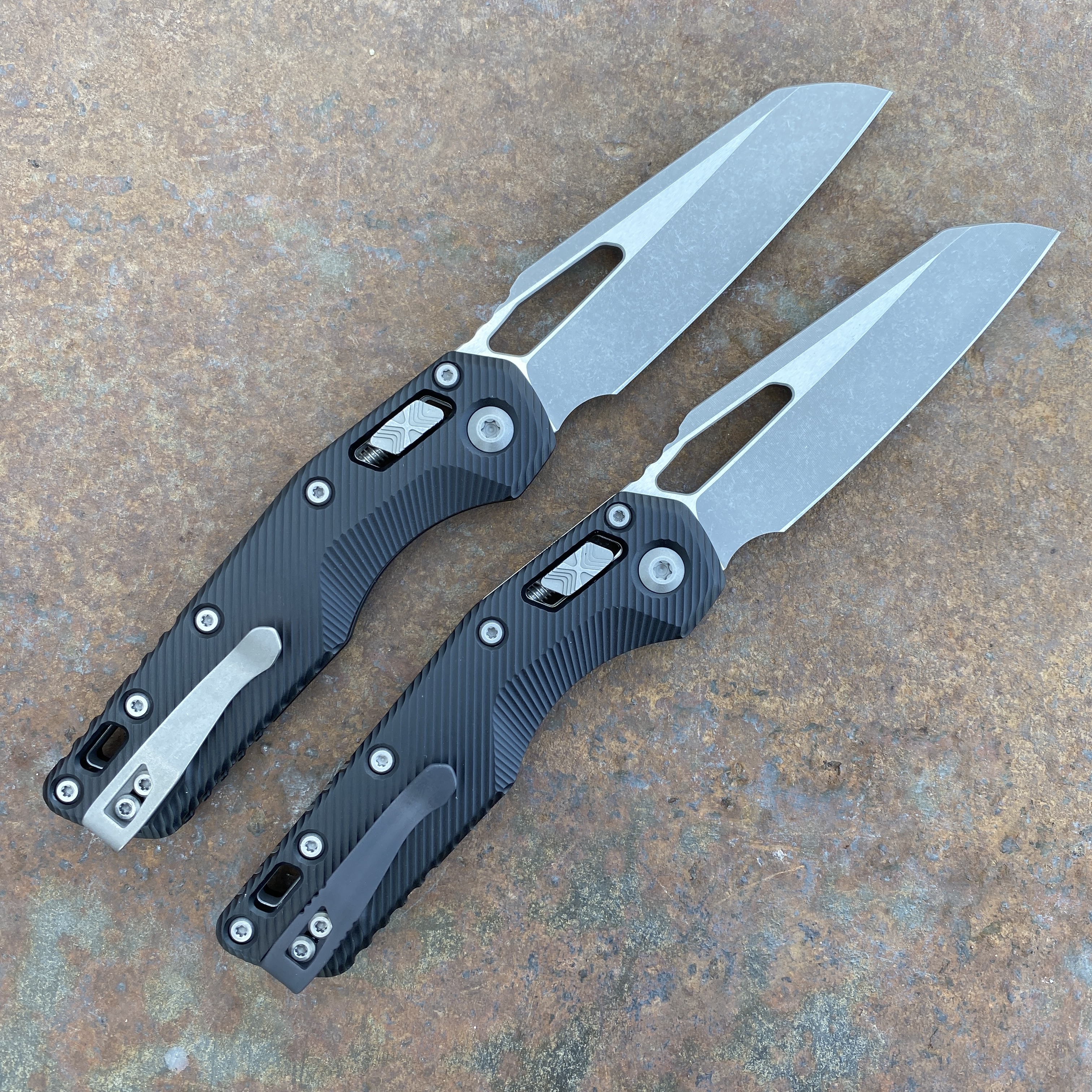 Microtech MSI Ram-Lok Black Aluminum Apocalyptic M390 (210-10APFL