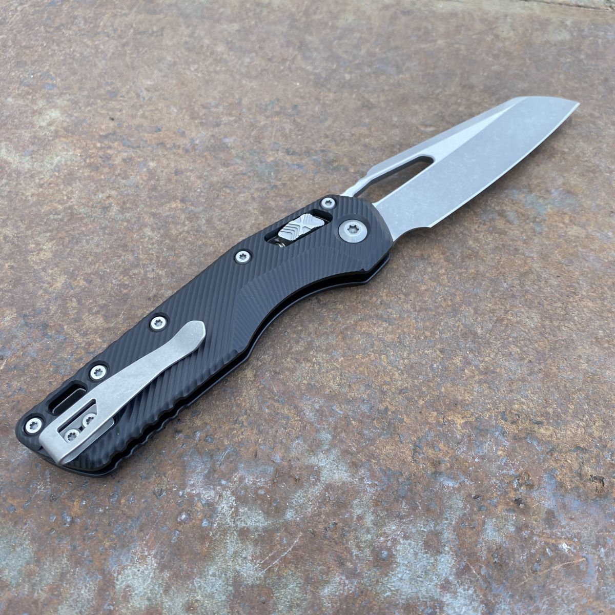 リブレ　チェスト　114　エスピラル　90mm　マットブラック　シマノ右 Microtech MSI Ram-Lok Black Aluminum Apocalyptic M390 (210-10APFL