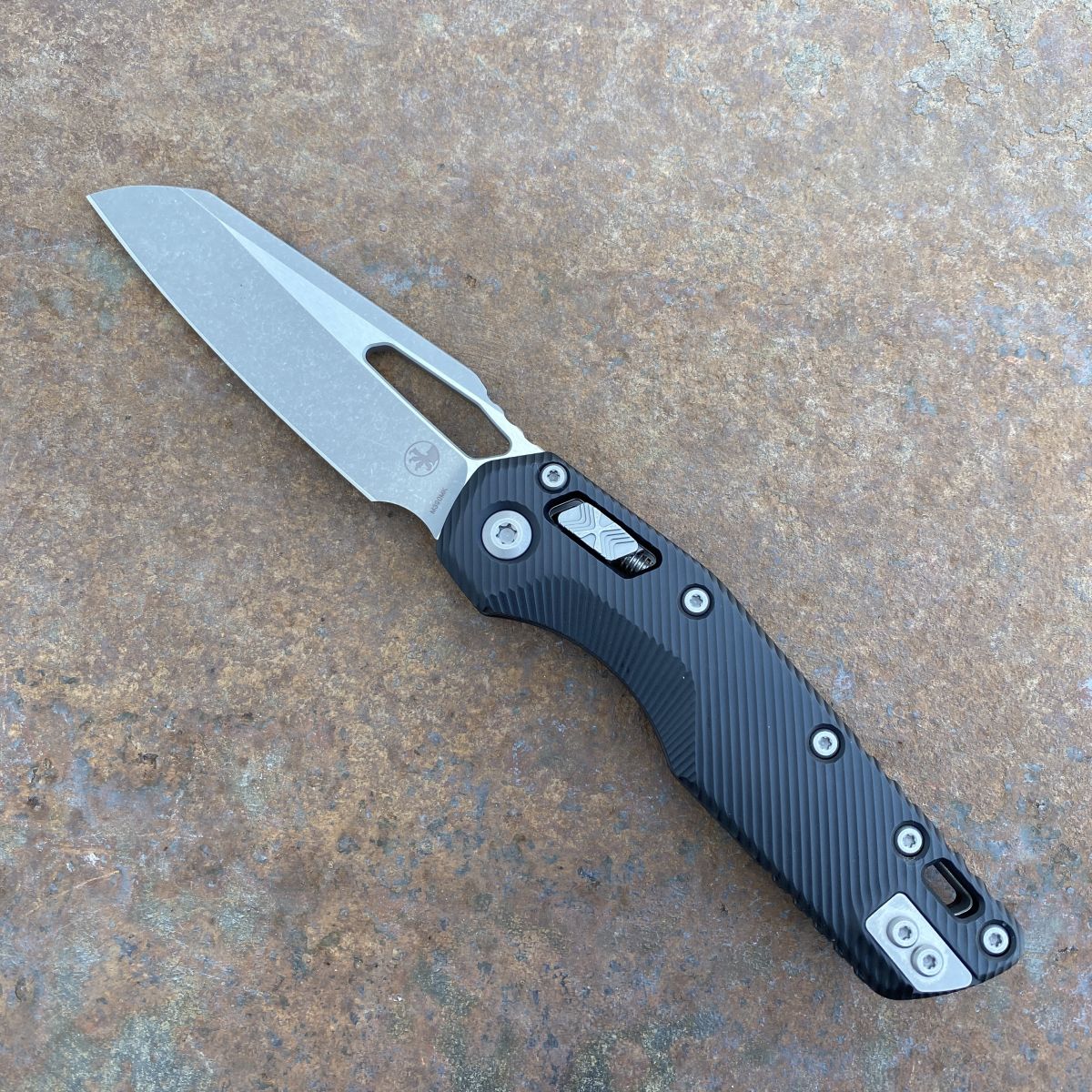 Microtech MSI Ram-Lok Black Aluminum Apocalyptic M390 (210-10APFL