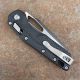 Microtech MSI Ram-Lok Black Polymer Two-Tone Black Partially Serrated M390 Folding Knife