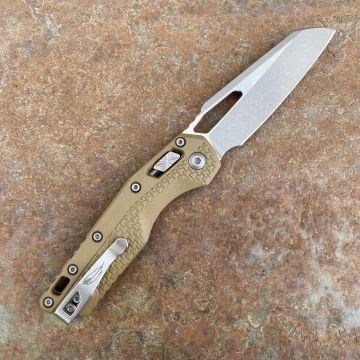 Microtech MSI Ram-Lok Dark Earth Polymer Apocalyptic M390 Folding Knife