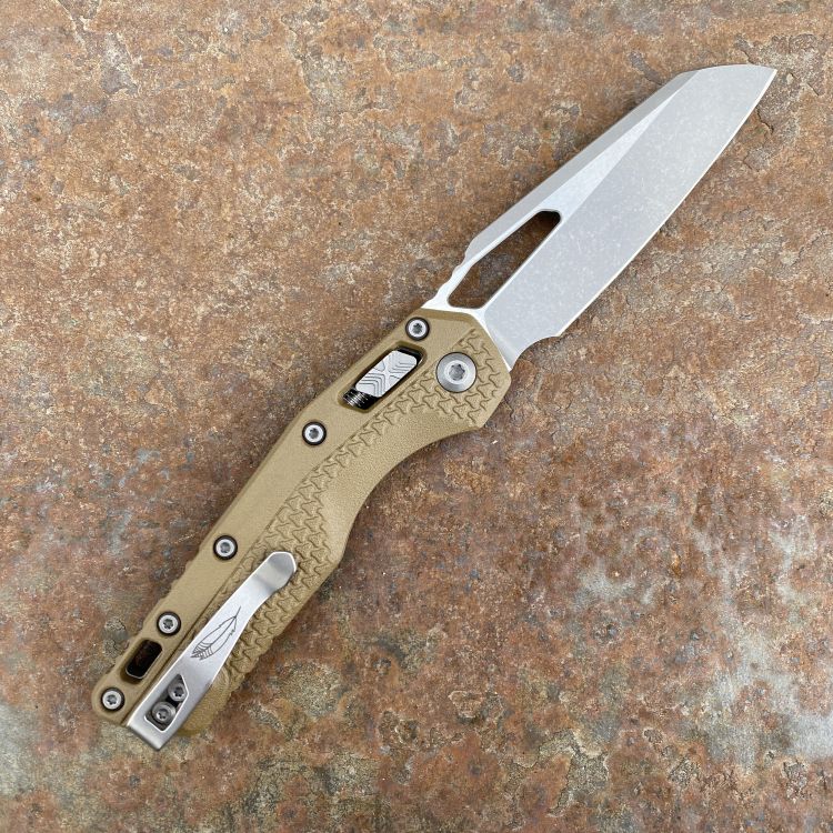 Microtech MSI Ram-Lok Dark Earth Polymer Apocalyptic M390 Folding Knife