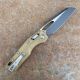 Microtech MSI Ram-Lok Dark Earth Polymer Two-Tone Black M390 Folding Knife