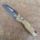 Microtech MSI Ram-Lok Dark Earth Polymer Two-Tone Black M390 Folding Knife
