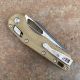 Microtech MSI Ram-Lok Dark Earth Polymer Two-Tone Black M390 Folding Knife