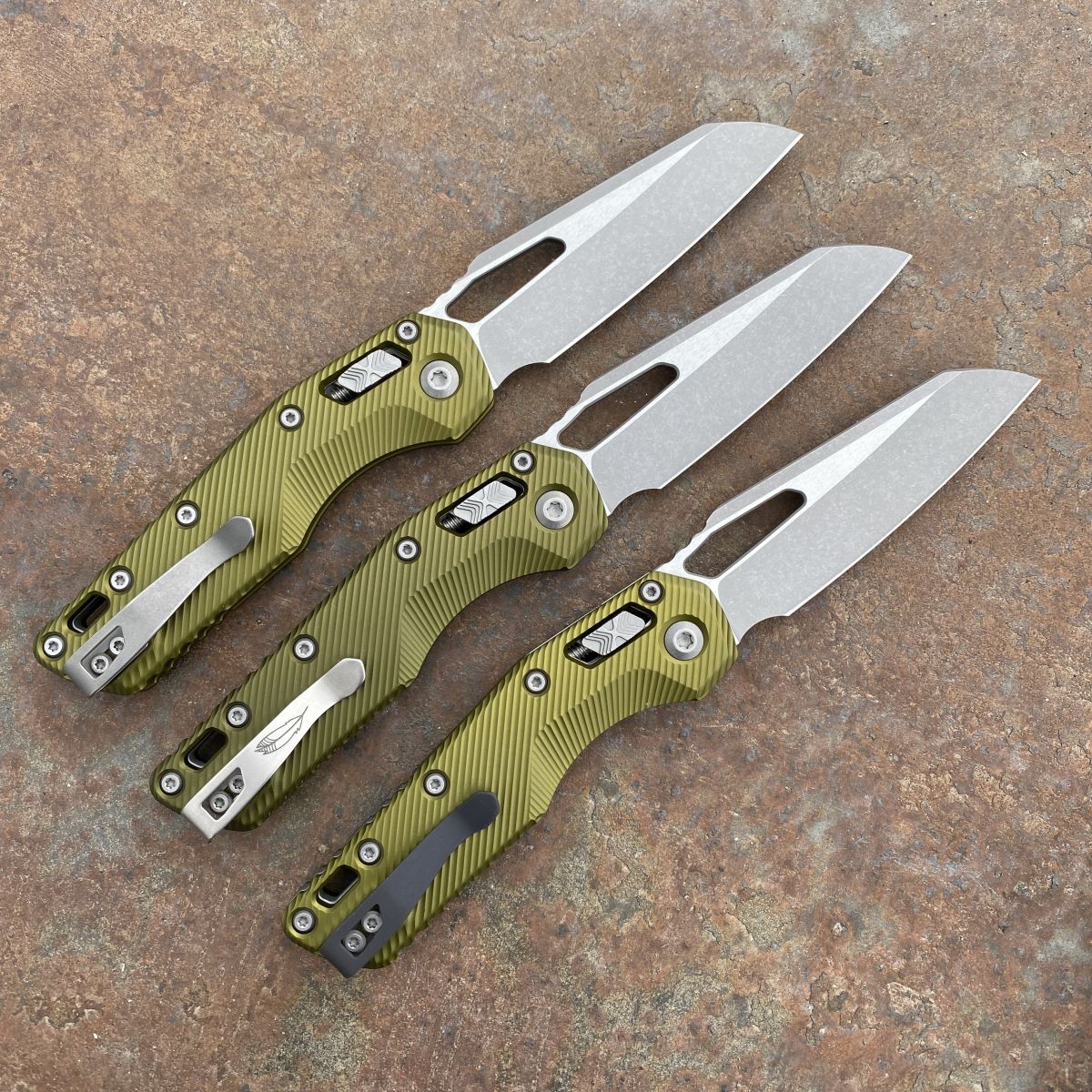 Microtech MSI Ram-Lok OD Green Aluminum Apocalyptic M390 (210