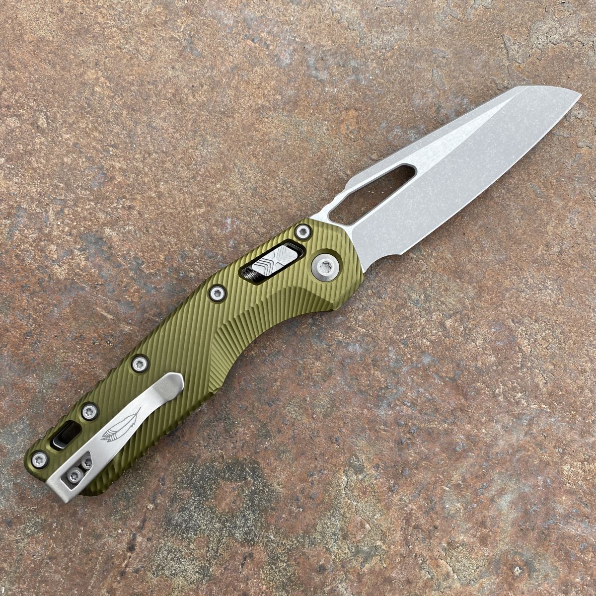 Microtech MSI Ram-Lok OD Green Aluminum Apocalyptic M390 (210