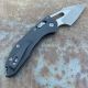Microtech Stitch Ram-Lok Fluted Black G10 Apocalyptic M390 Folding Knife