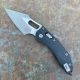 Microtech Stitch Ram-Lok Fluted Black G10 Apocalyptic M390 Folding Knife