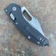 Microtech Stitch Ram-Lok Fluted Black G10 Apocalyptic M390 Folding Knife