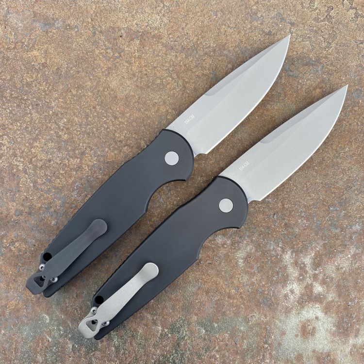Pro-Tech TR-3 Auto Black Aluminum Beadblasted 154CM Blade Folding Knife