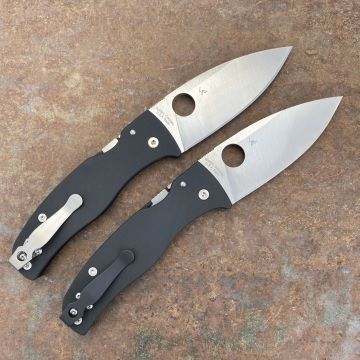 Spyderco Bodacious Black G10 Scales Satin S30V Blade Folding Knife