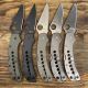 Spyderco Delica 4 LynchNW MOD 2 Titanium Scale Kits
