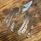 Spyderco Delica 4 LynchNW MOD 2 Titanium Scale Kits