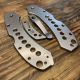 Spyderco Delica 4 LynchNW MOD 2 Titanium Scale Kits