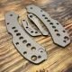 Spyderco Delica 4 LynchNW MOD 2 Titanium Scale Kits