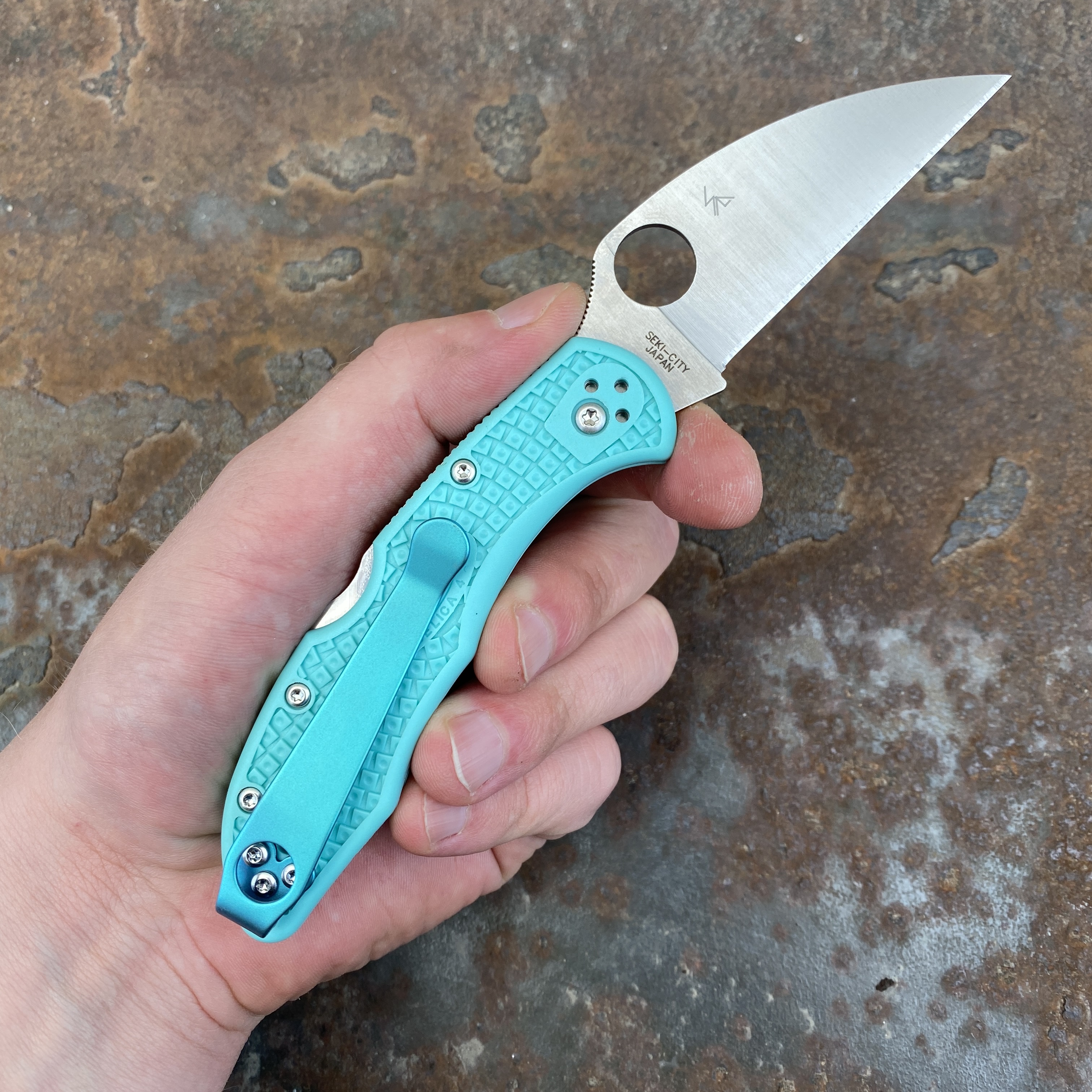 DeliciousTaylormade QUADFACE  NKT×AC Dean Cadi Select Quilt Top Floyd Electric Guitar Ocean Burst