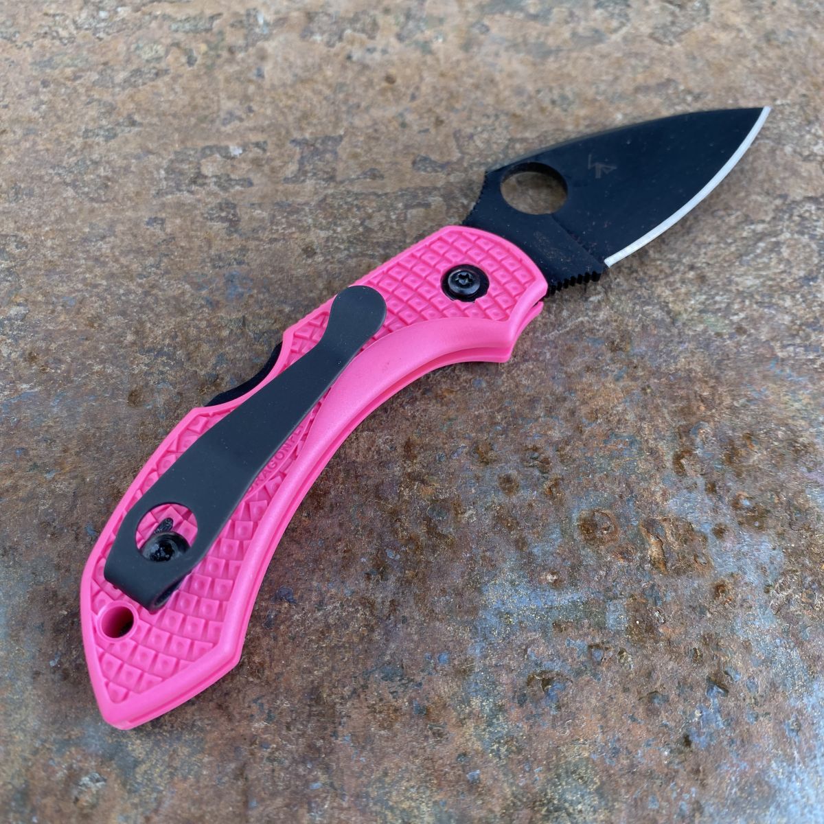 Spyderco Dragonfly 2 Pink Heals Pink FRN Black S30V