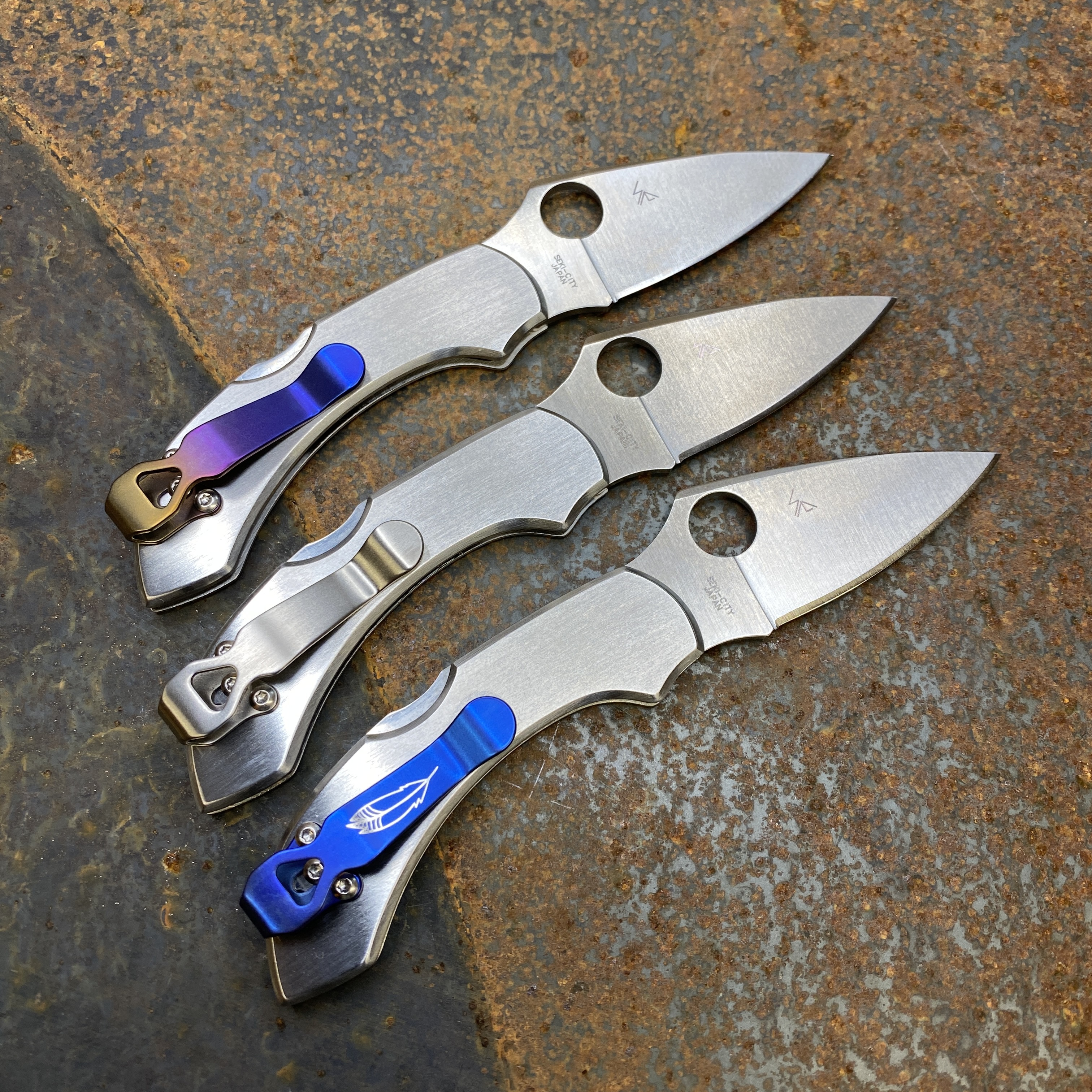 Spyderco Dragonfly 2 Tattoo Stainless Steel VG-10 Satin Blade