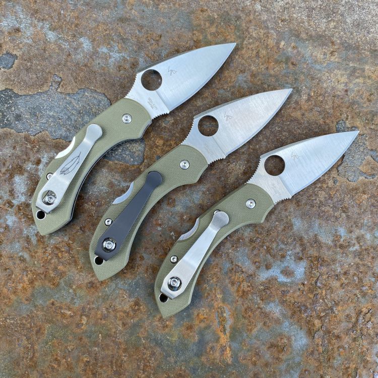 Spyderco Dragonfly Foliage Green G10 VG-10 Folding Knife